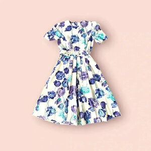 Vintage floral Jessica Howard midi dress